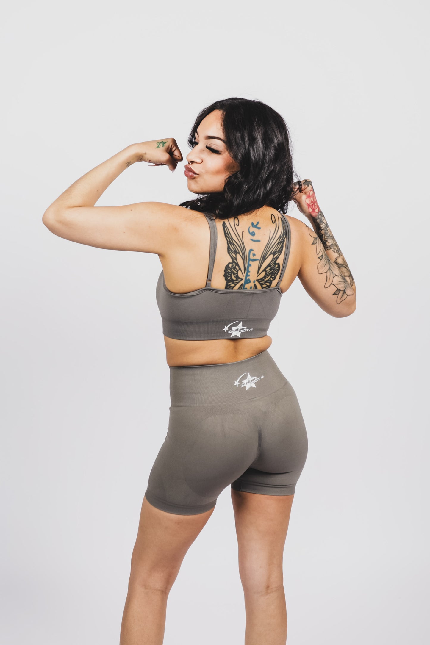 Hustle motive grey women’s tops