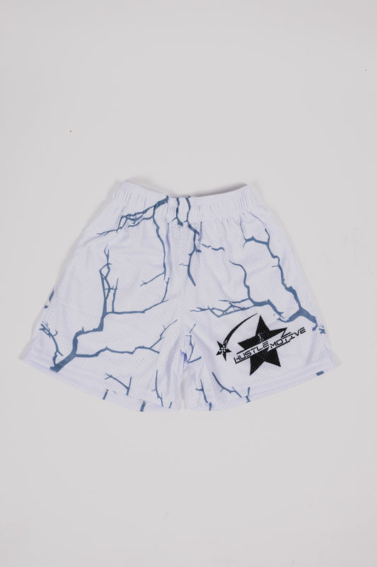 Hustle Motive white new shorts